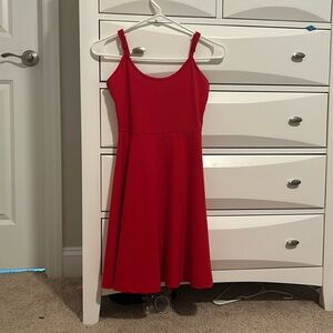 Red dress from SHEIN